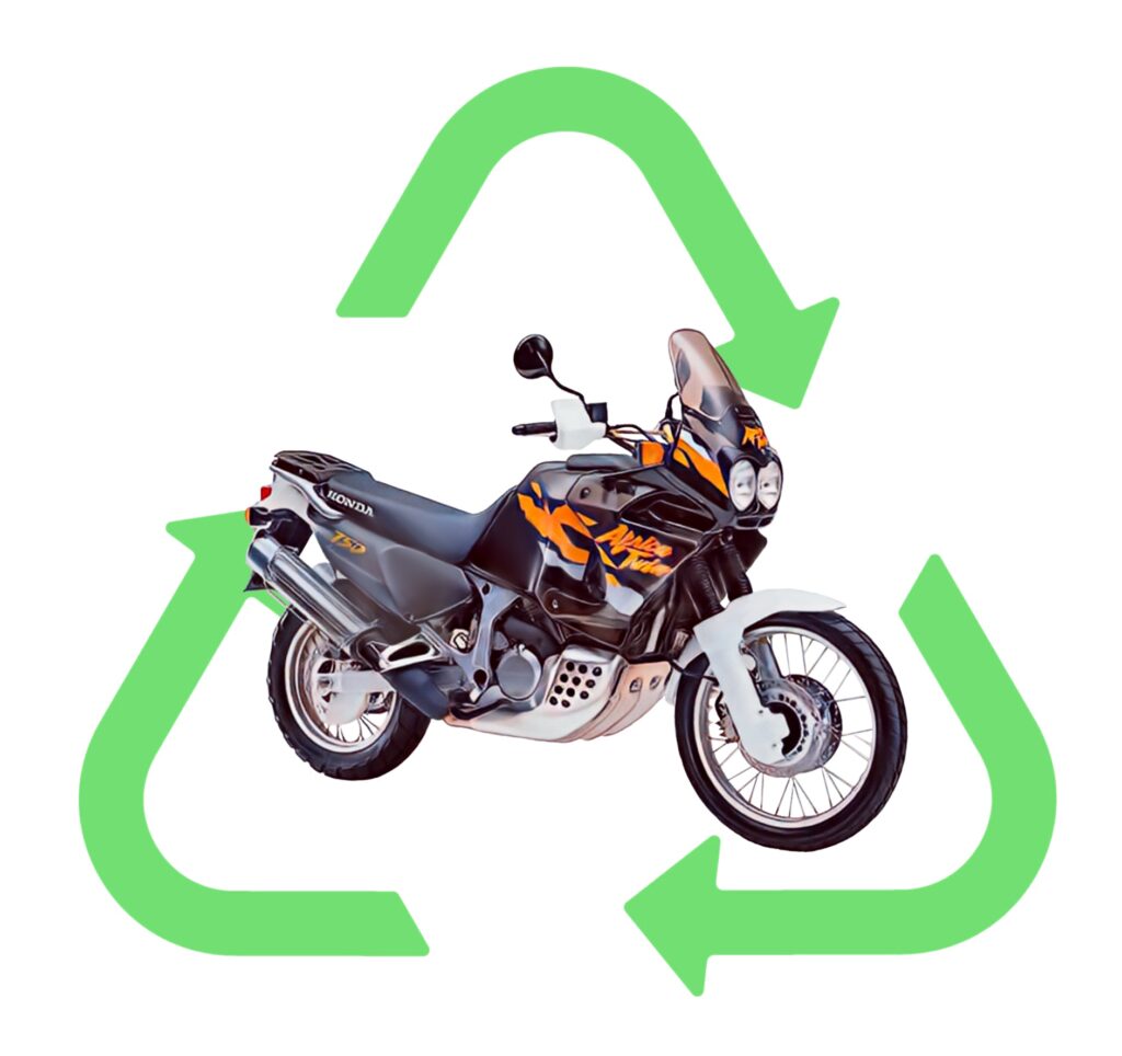 Motorrad Recycling