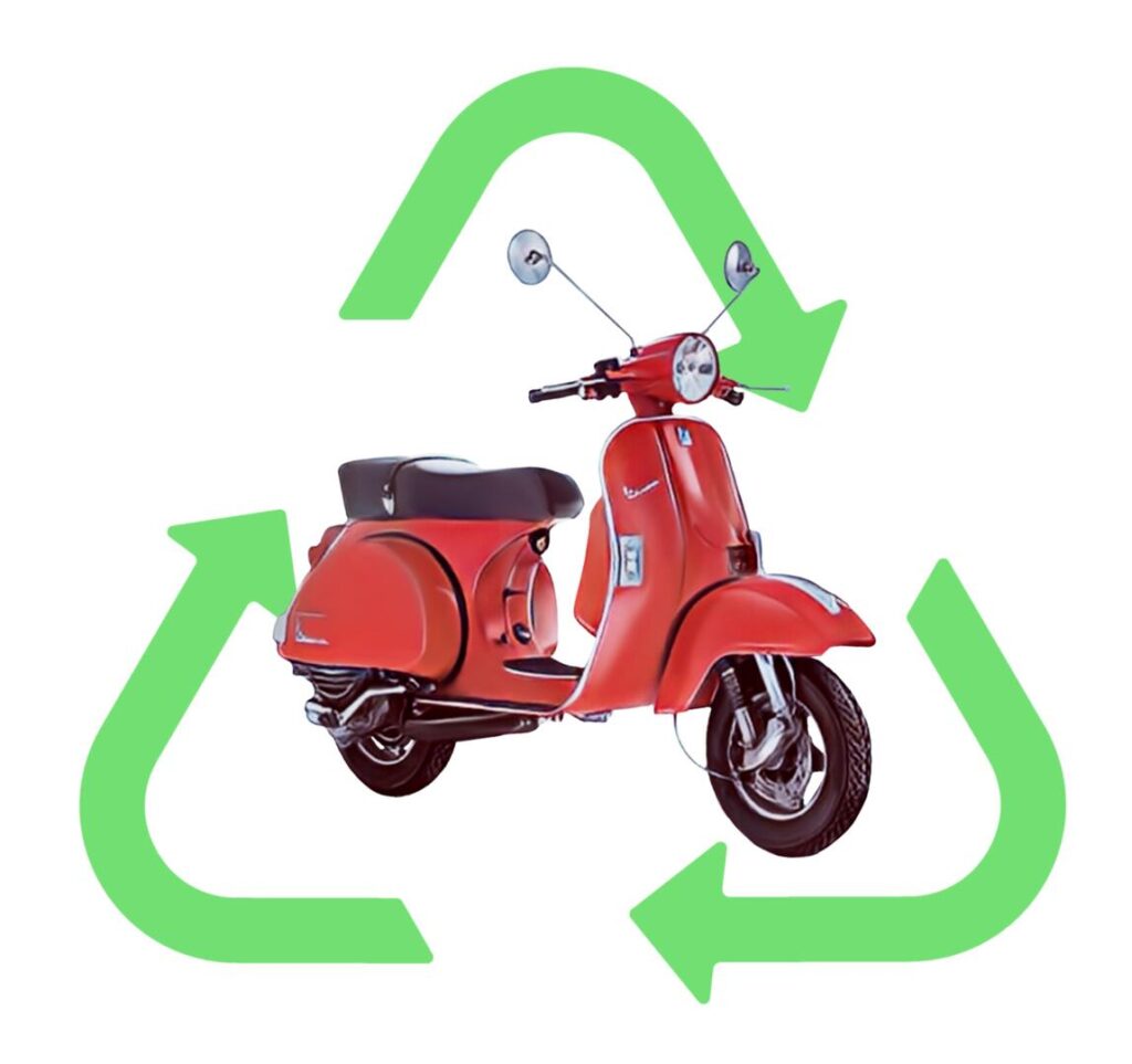 Motorrad Recycling